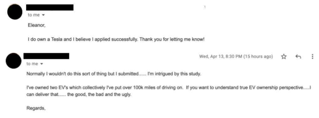 Example of how well survey profiling can work