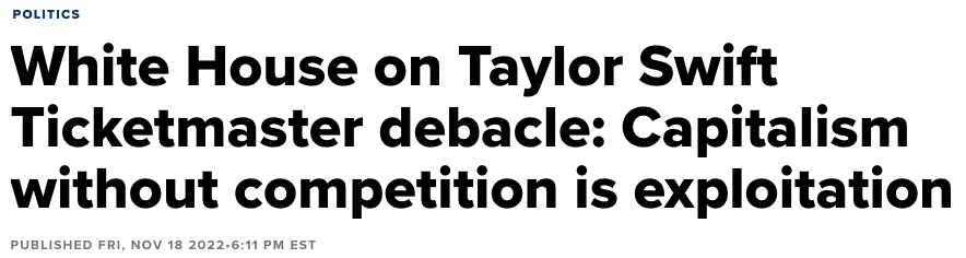 News headlines showcasing Ticketmaster's PR disaster
