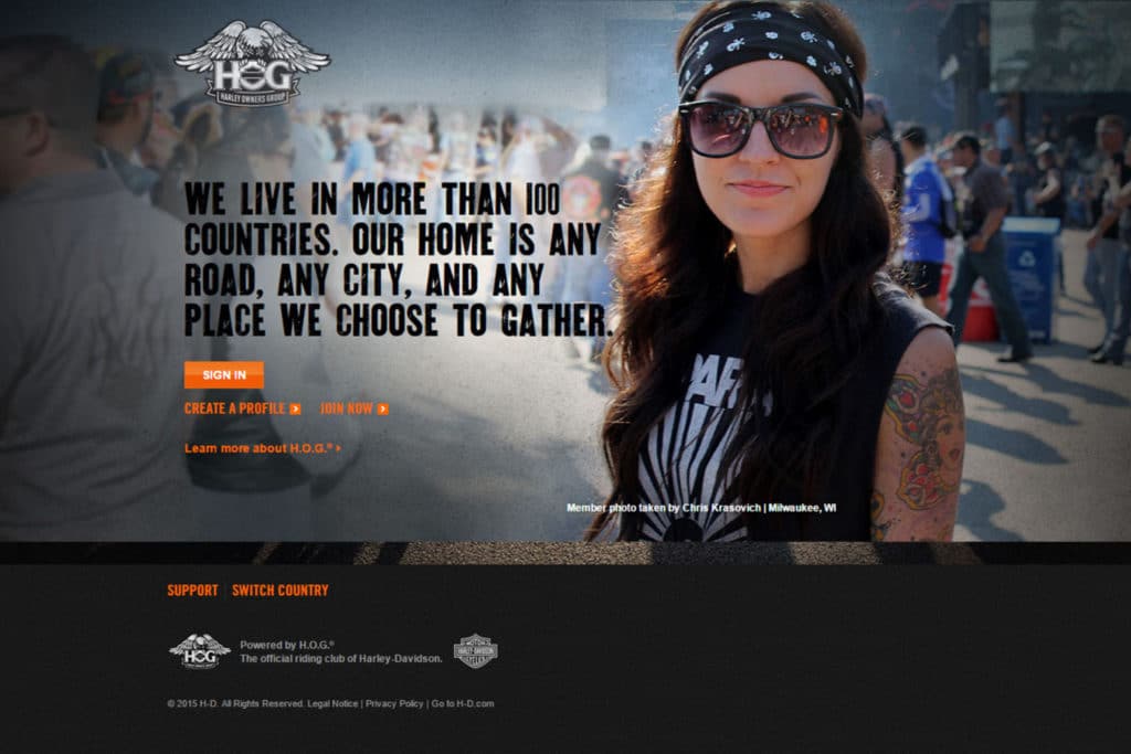 Brand communities for Harley Davidson