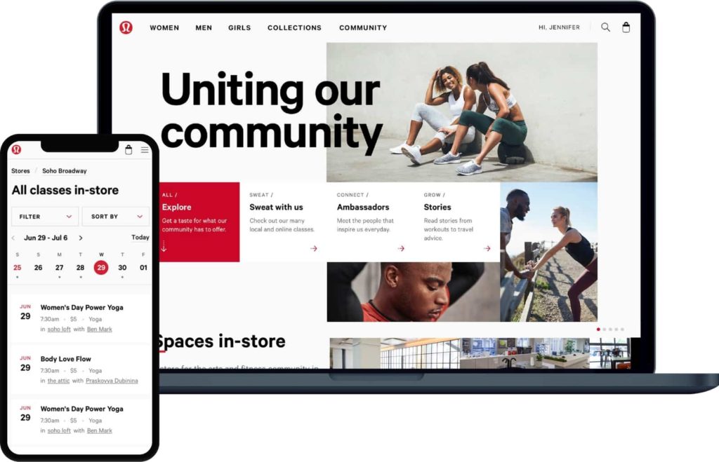 Example of Lululemon's Brand Communities 