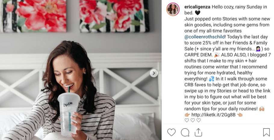 Campaign affiliate links used for Influencer marketing campaigns