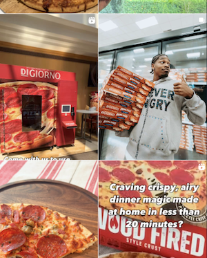 DiGiorno Collage - StatSocial Influencer Measurement Study