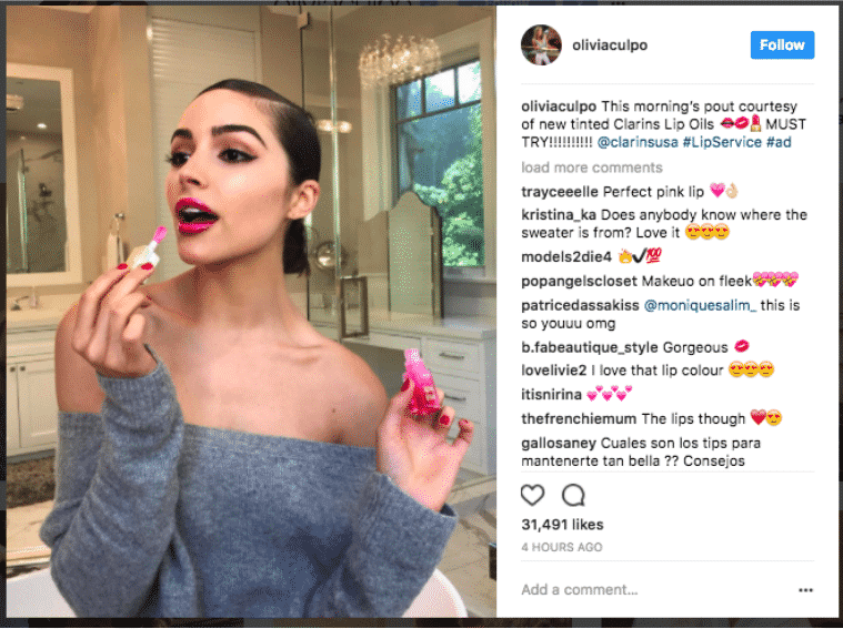 Example of am influencer marketing campaign